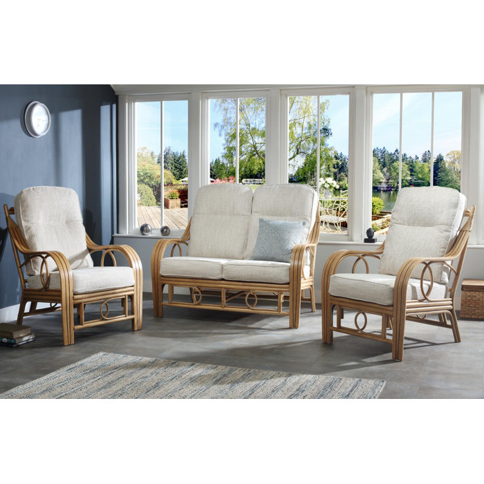 Highland Dunes Julianna 3 Piece Conservatory Sofa Set & Reviews